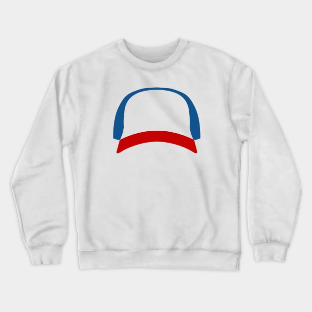 Stranger Things Dustin's Hat Crewneck Sweatshirt by Near Human Intelligence